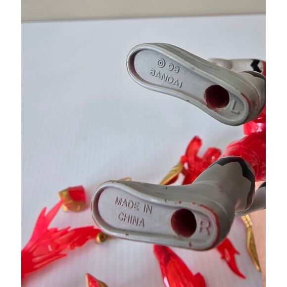 Mighty Morphin Power Rangers Lost Galaxy Red Ranger-Incomplete - Picture 10 of 10